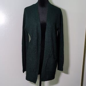 Ambiance Deep Green Cardigan Sweater